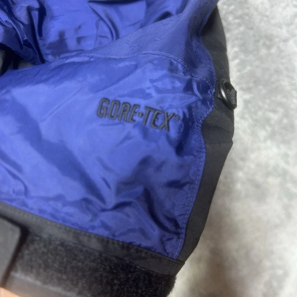 Vintage The North Face Jacket Mens L Blue Black Gore-Tex‎ Mountain Light Ski 90s
